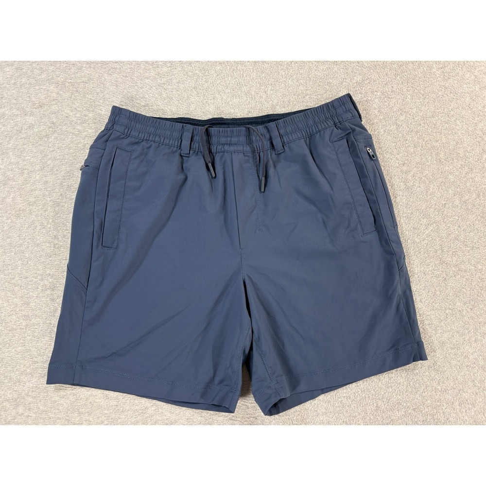Birddogs SideQuests Compression Lined Athletic Shorts (Men's Medium) Blue